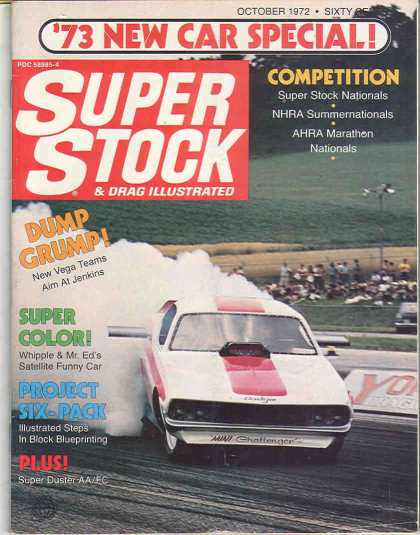 Super Stock & Dragster Illustrated - October 1972