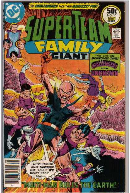 Super-Team Family 10 - Multi Man - Rules Of The Earth - Challengers Of The Unknown - Borrowed Time - Giant - Richard Buckler
