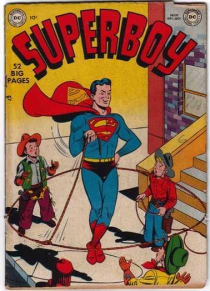 Superboy 10 - Street - Rope - Cowboy - Boot - Neighborhood - Kevin Maguire, Tom Grummett