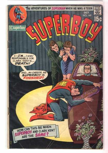 Superboy 169 - Coffin - Clark Kent - Dc Superboy - Comics Code - Death - Curt Swan, Murphy Anderson
