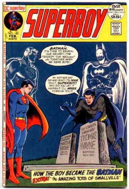 Superboy 182 - Batman - Superman - Grave - Super Man - Bat Man - Nick Cardy