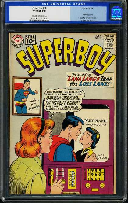 Superboy 90 - Lois Lane - Lana Lang - Daily Planet - Superman - Reporter - Curt Swan