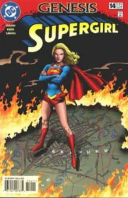 Supergirl 14 - Genesis - Superhero - David - Fire - Direct Sales - Gary Frank