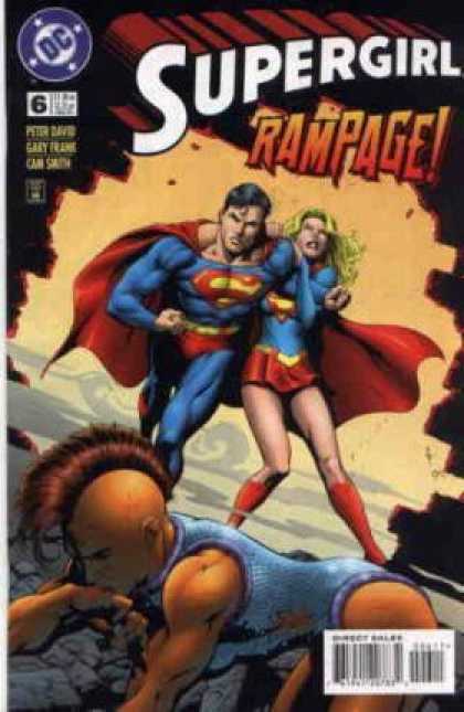 Supergirl 6 - Peter David - Superman - Cloak - Wall - Direct Sales - Gary Frank