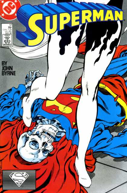 Superman (1987) 17 - Skull - John Byrne - Dead - Byrne - John Byrne