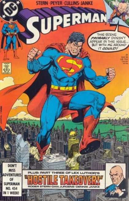 Superman (1987) 31 - Hostile Takeover - Stern - Cullins - Janke - Lex Luthor - Kerry Gammill