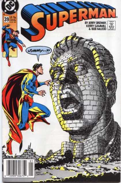 Superman (1987) 39 - Jimmy - Superman - By Jerry Droway Kerry Gammill And Bob Mcleod - Brick Head - Dc Comics - Jerry Ordway