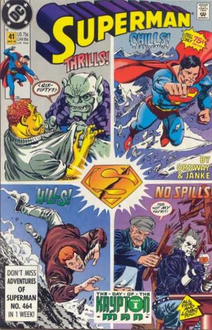 Superman (1987) 41 - Monsters - Lobo - Dc - Snow - Gold Seal - Jerry Ordway
