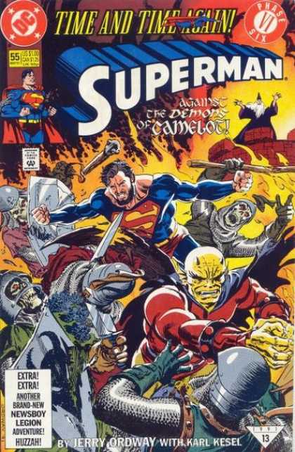 Superman (1987) 55 - Camelot - Beard - Jerry Ordway - Time - Demon - Jerry Ordway