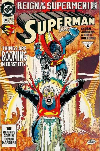 Superman (1987) 80 - Cyborg - Bomb - Dan Jurgens
