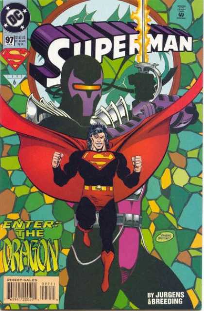Superman (1987) 97 - Enter The Dragon - Ninja - Jurgens - Breeding - Dragon - Dan Jurgens