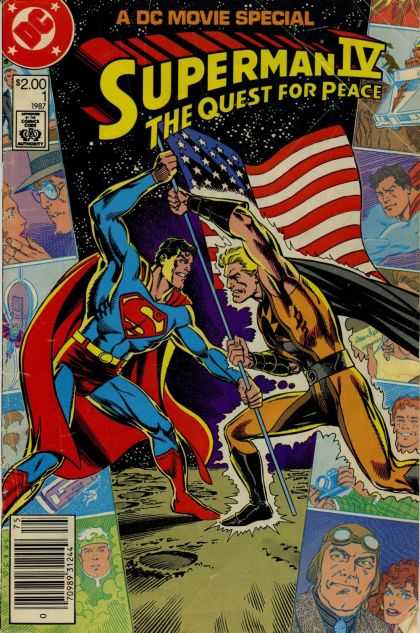 Superman 4 (Movie) 1 - Dc Comics - Special - American Flag - Moon - Cape