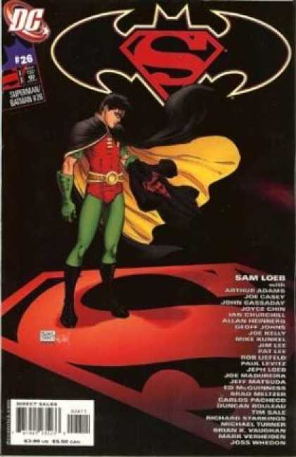 Superman/ Batman 26 - Robin - Bat Symbol - 26 - Sam Loeb - Arthur Adams