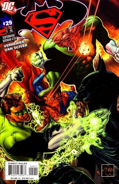 Superman/ Batman 29 - Superman - Devil - Jewel - Batman - Green Lantern