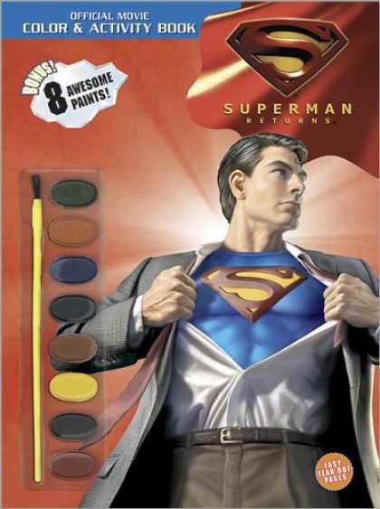Superman Books - Superman Returns Color & Activity Book: With Paints