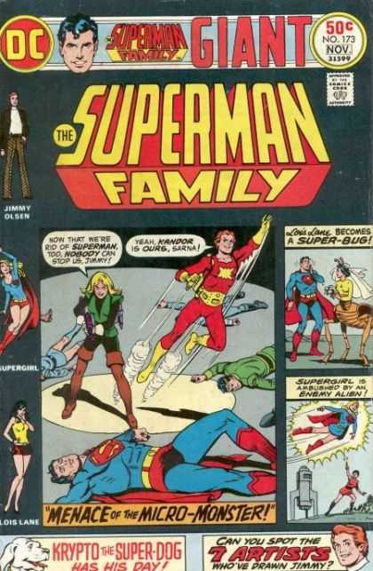 Superman Family 173 - Kandor - Superman - Jimmy - Krypto The Super Dog - Menace Of The Micro Monster