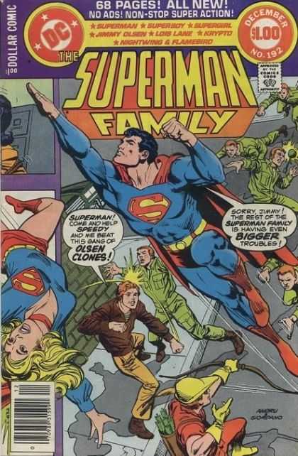 Superman Family 192 - Dollar Comic - 68 Pages - Soldiers - Costume - Superhero - Dick Giordano, Ross Andru