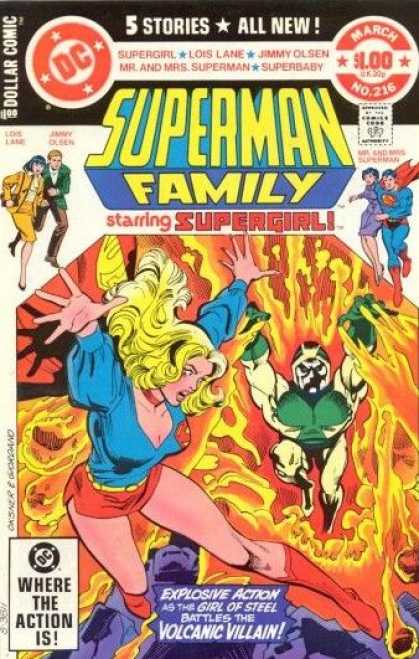 Superman Family 216 - Cousin - Superheroes - Reunion - Superman - Supergirl - Bob Oksner, Dick Giordano
