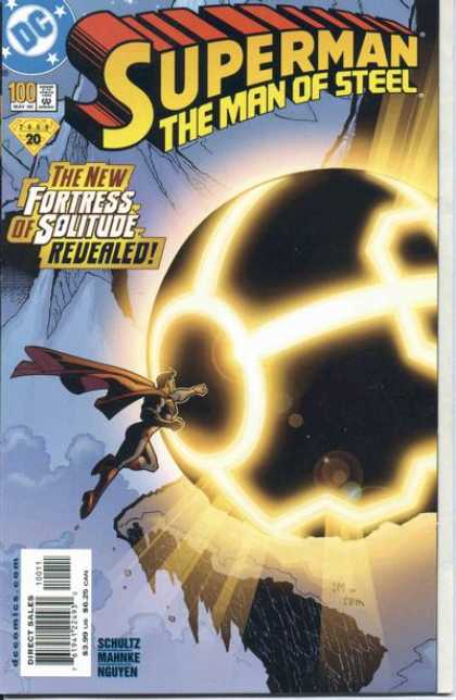 Superman: Man of Steel 100 - Mountains - Clouds - Big Ball - Red Cape - Cliff
