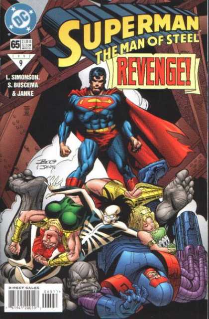 Superman: Man of Steel 65 - Dc - Simonson - Janke - Revenge - Cape