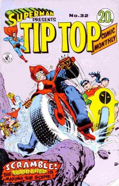 Superman Presents Tip Top 32 - Cloak - Nike - Robin - Woman - Scorcher