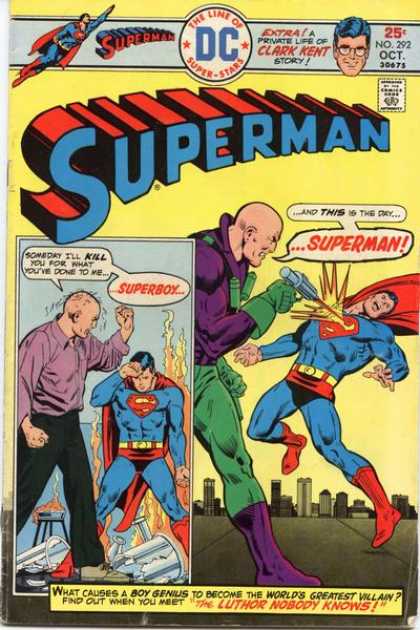 Superman 292 - Superboy - Lex Luthor - Kill - Firing - Someday - Bob Oksner