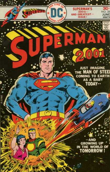 Superman 300 - Dc Comics - Man Of Steel - Rocket Ship - Outer Space - Yellow Belt - Bob Oksner, Curt Swan