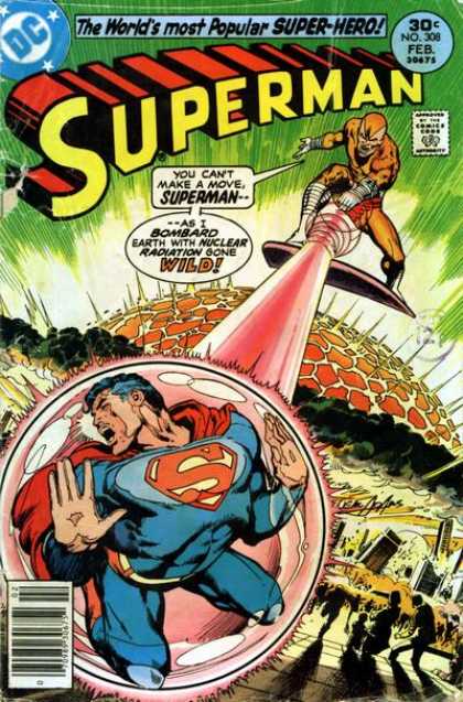 Superman 308 - Dc - Dc Comics - Bombard - Bouble - Explosion - Neal Adams