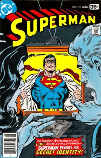 Superman 326 - Television - Reveals - Live - Viewers - Secret Identity - Richard Buckler