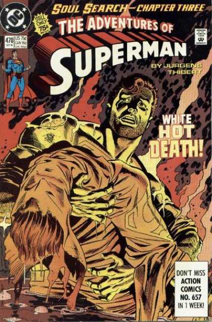 Superman 470 - Soul Search - Jurgens - Thibert - White Hot Death - Chapter Three