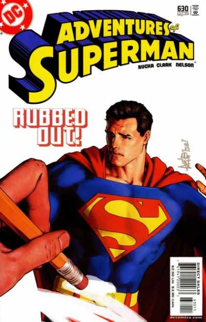 Superman 630 - Eraser - Clark - Nelson - Pencil - Hand