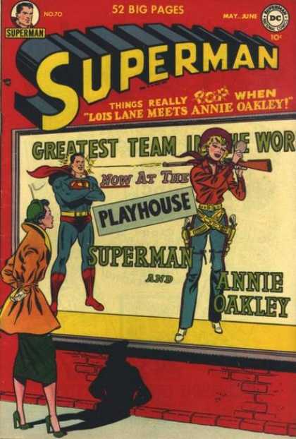 Superman 70 - 52 Big Pages - Lois Lane Meets Annie Oakley - Dc - No 70 - Mayjune
