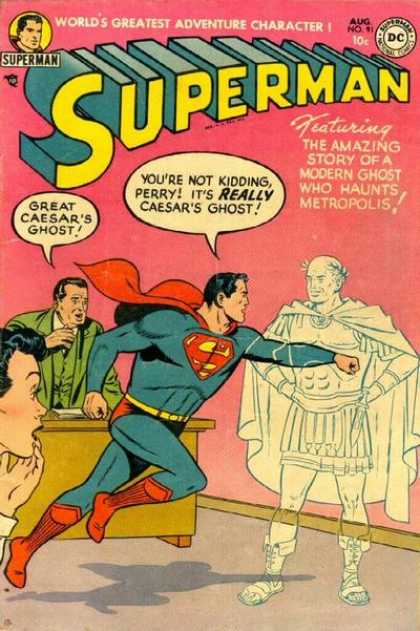 Superman 91 - Superman - Ghost - Ceasar - Desk - Lois Lane