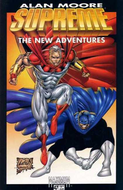 Supreme 47 - Alan Moore - The New Adventures - Cloaks - Sliver Suit - Maximum