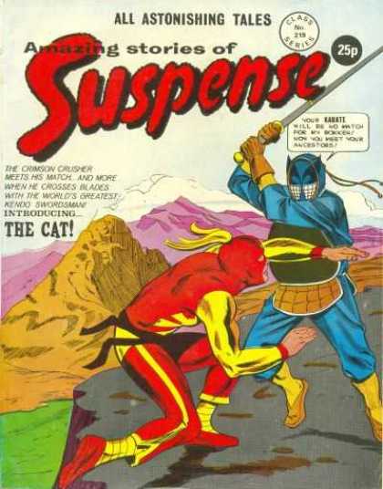Suspense 219 - Cat - Sword - Karate - Crimson Crusher - Fight