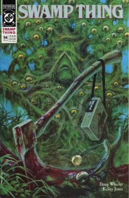 Swamp Thing 94 - Axe - Doug Wheeker - Kelly Jones - Monster - Player - John Totleben