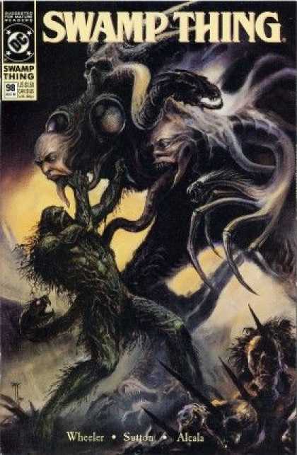 Swamp Thing 98 - Horror - Grotesque - Hydra - Undead - Ghost - John Totleben