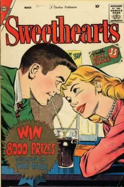 Sweethearts 47 - Mikshake - Straw - Pearl Necklace - Coke - Napkin Dispenser