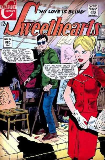 Sweethearts 96 - My Love Is Blind - Sunglasses - Walking Stick - Glove - Blonde Hair