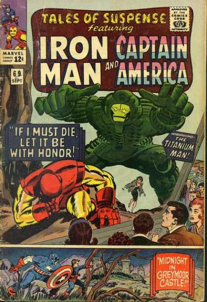 Tales of Suspense 69 - Titanium Man - Suspense - Die With Honor - Greymoor Castle - Marvel - Jack Kirby