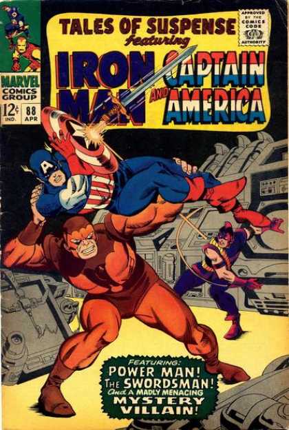 Tales of Suspense 88 - Iron Man - Captain America - Power Man - Swordsman - Mystery Villan