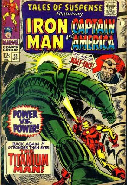 Tales of Suspense 93 - Iron Man - Capyain America - Armor - Blast - Titanium Man - Gene Colan