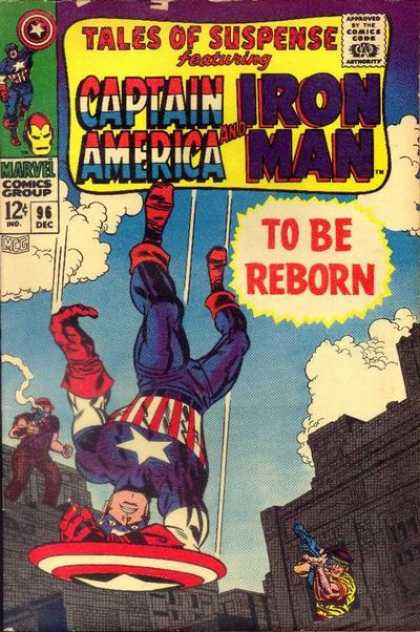 Tales of Suspense 96 - Captain America - Iron Man - Marvel Comics - To Be Reborn - Dec 96 - Jack Kirby
