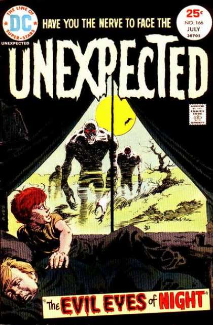 Tales of the Unexpected 166 - Black Bat - Withered Tree - Full Moon - Tent - Evil Eyes