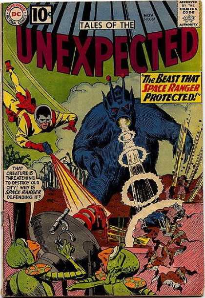 Tales of the Unexpected 67 - Space Ranger - Beast - Creature - Defending - Destroy