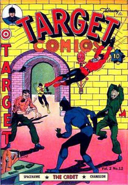Target Comics 24 - Spacehawk - Cadet - Swinging - Fighting - Battle