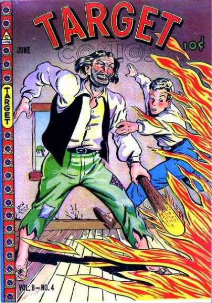 10 Cents - Fire - Men - People - June Target Comics 82 - 10 Cents - Fire - Men - People - June
