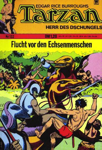 Tarzan (German) 1 - Jungle - Edgar Rice Burroughs - Herr Des Dschungels - Flucht Vor Den Echsenmenschen - Dinosaurs
