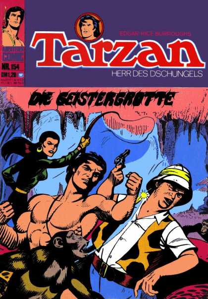 Tarzan (German) 16 - German Comic - Monkey - Woman With Whip - Punch - Jungle Man