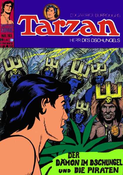 Tarzan (German) 23 - Capital E - Jungle - Natives - Pendant - Palms